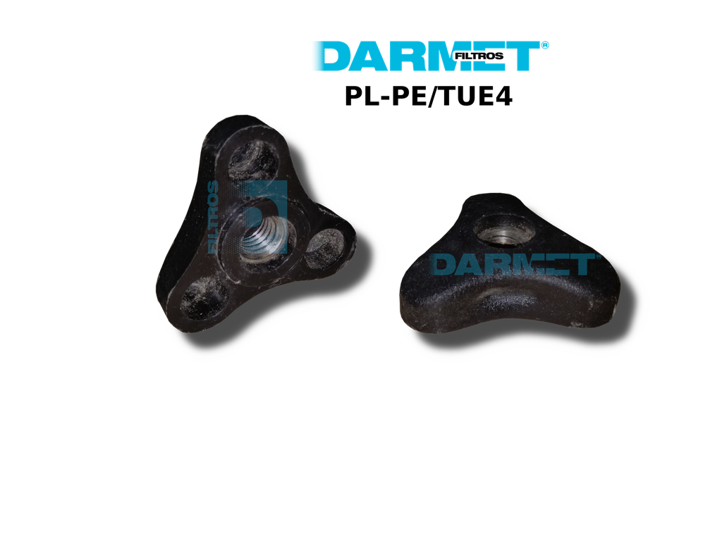 PL-PE/TUE4 PERILLA CON TUERCA 3/8 3 PUNTAS